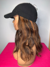 Load image into Gallery viewer, Black Wig Hat